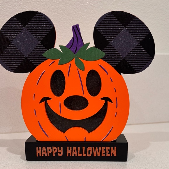 Set of 2. Disney Mickey Pumpkin Halloween - Picture 5 of 6